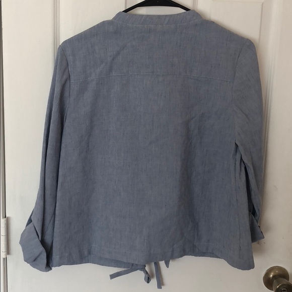 Halogen light weight chambray jacket - Picture 4 of 6